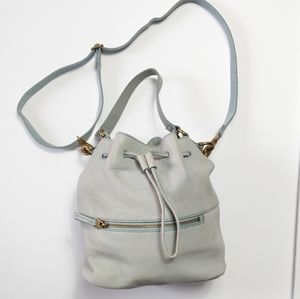 Fossil vickery Leather Drawstring bucket Bag